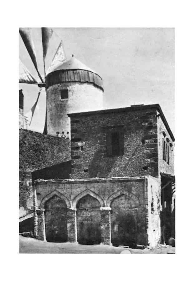 A Medieval Windmill Tower With Magnificent View Rhodes City Bagian luar foto